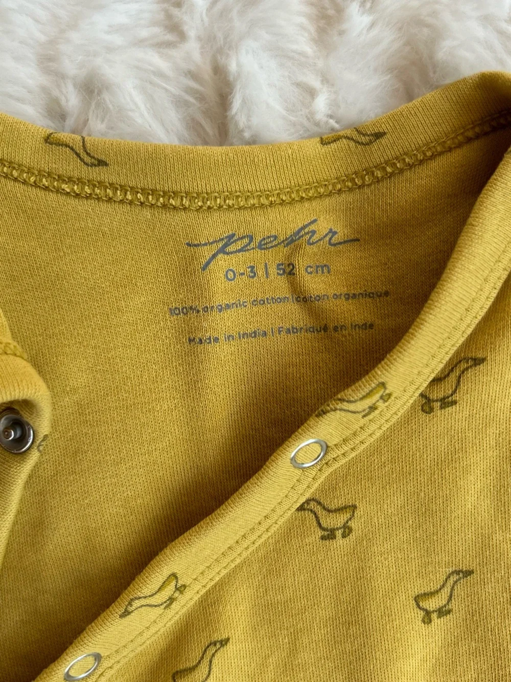 Pehr Yellow Duck Romper